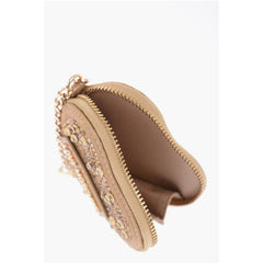 Moschino Gold Polyester Wallet