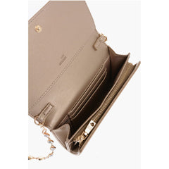 Moschino Gold Polyethylene Wallet