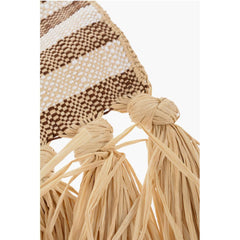 Jil Sander Yellow Raffia Tote Bag