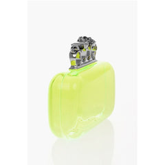Alexander McQueen Yellow Polyester Clutch Bag