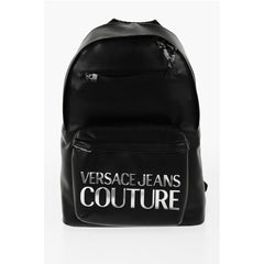 Versace Black Polyethylene Backpack