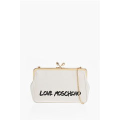 Moschino White Calfskin Tote Bag