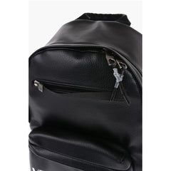Versace Black Polyethylene Backpack