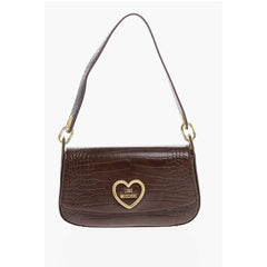 Moschino Brown Polyethylene Shoulder Bag