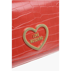 Moschino Red Polyethylene Shoulder Bag