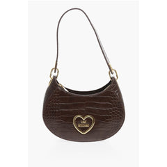 Moschino Brown Polyethylene Shoulder Bag