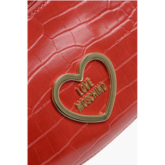 Moschino Red Polyethylene Shoulder Bag