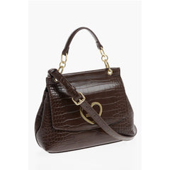 Moschino Brown Polyethylene Tote Bag