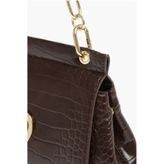 Moschino Brown Polyethylene Tote Bag