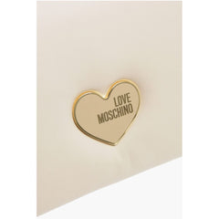 Moschino Beige Polyethylene Shoulder Bag