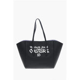 Versace Black Polyester Tote Bag