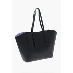 Versace Black Polyester Tote Bag