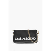 Moschino Black Leather Shoulder Bag