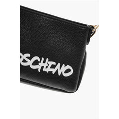 Moschino Black Leather Shoulder Bag