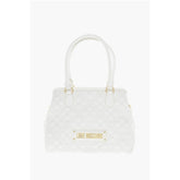 Moschino White Polyethylene Tote Bag