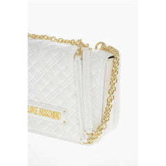 Moschino White Polyethylene Shoulder Bag