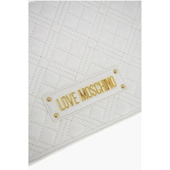 Moschino White Polyethylene Shoulder Bag
