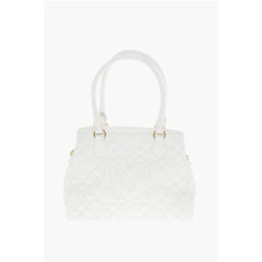 Moschino White Polyethylene Tote Bag
