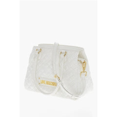 Moschino White Polyethylene Tote Bag