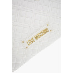 Moschino White Polyethylene Tote Bag