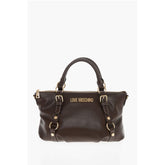 Moschino Brown Polyethylene Tote Bag