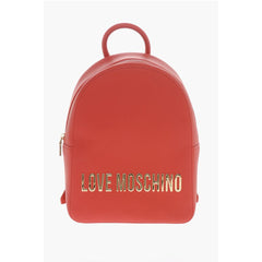 Moschino Red Polyethylene Backpack