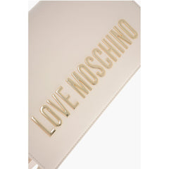 Moschino Beige Polyethylene Shoulder Bag