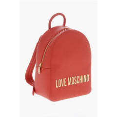 Moschino Red Polyethylene Backpack