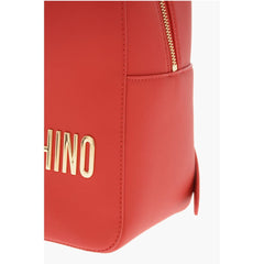 Moschino Red Polyethylene Backpack