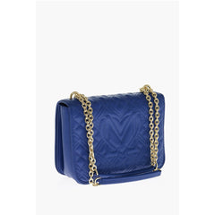 Moschino Blue Polyethylene Shoulder Bag