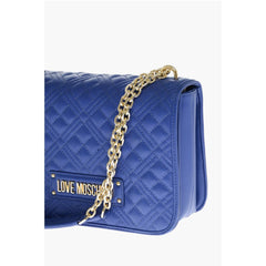 Moschino Blue Polyethylene Shoulder Bag