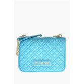Moschino Blue Polyethylene Shoulder Bag