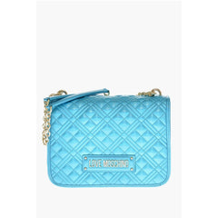 Moschino Blue Polyethylene Shoulder Bag