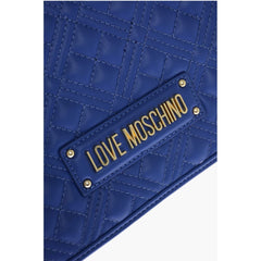 Moschino Blue Polyethylene Shoulder Bag