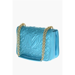 Moschino Blue Polyethylene Shoulder Bag