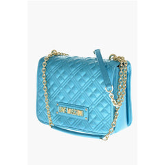 Moschino Blue Polyethylene Shoulder Bag