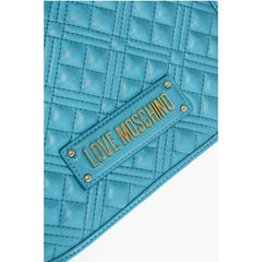 Moschino Blue Polyethylene Shoulder Bag