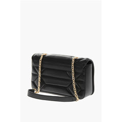 Moschino Black Lambskin Shoulder Bag