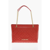 Moschino Red Polyethylene Tote Bag