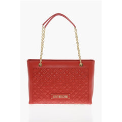 Moschino Red Polyethylene Tote Bag