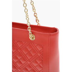 Moschino Red Polyethylene Tote Bag