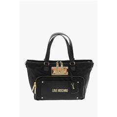 Moschino Black Nylon Tote Bag