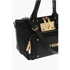 Moschino Black Nylon Tote Bag