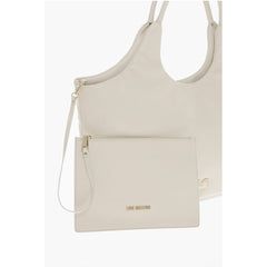 Moschino Beige Polyethylene Shoulder Bag