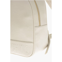 Moschino Beige Polyethylene Backpack