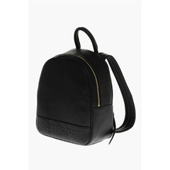 Moschino Black Polyethylene Backpack