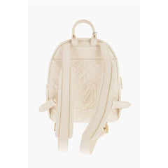 Moschino Beige Polyethylene Backpack