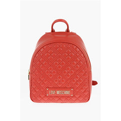 Moschino Red Polyethylene Backpack