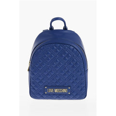 Moschino Blue Polyethylene Backpack