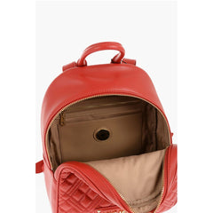 Moschino Red Polyethylene Backpack